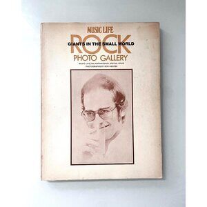 Vintage 1975 Rock Band Photographs, Music Life: Rock Giants In The Small World